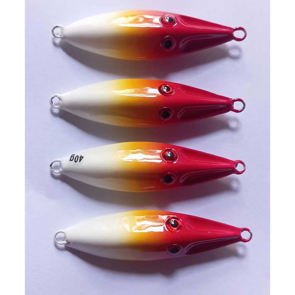 Metal jig 40gram Cumi Mini metal jig/ alat umpan panjing full GID