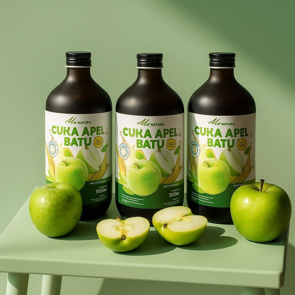 

3 BOTOL CUKA APEL ORGANIK WITH MOTHER 500M /APPLE CIDER VINEGAR WITH MOTHER BANTU DETOKS DAN DIET