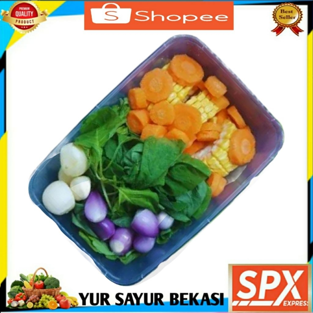 

Paket Sayur Bayam Komplit Siap Masak.