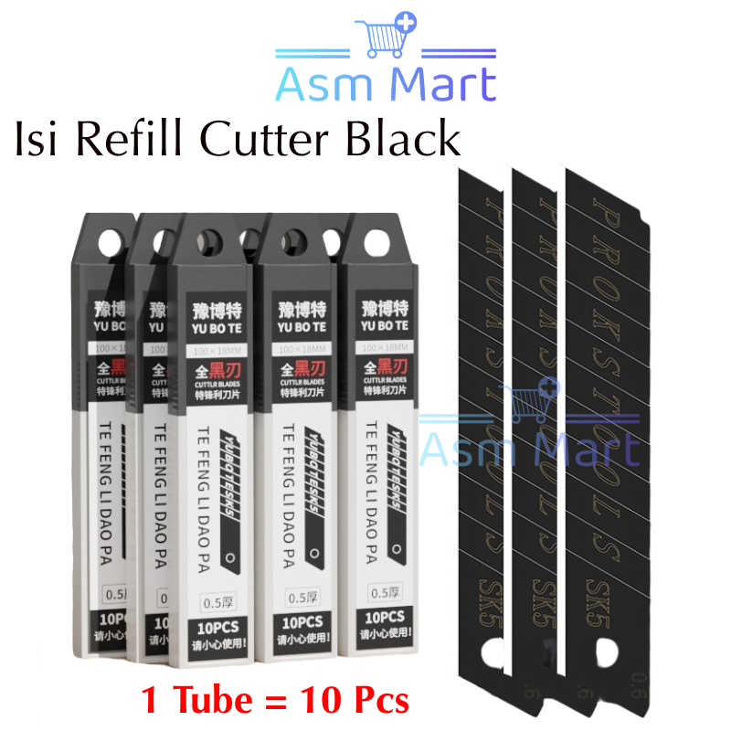 

ASM - A17 Refill Isi Cutter Besar 18mm Stainless Steel Anti Karat Super Tajam | Isi Cutter Besar L150 | Isi Cutter Murah