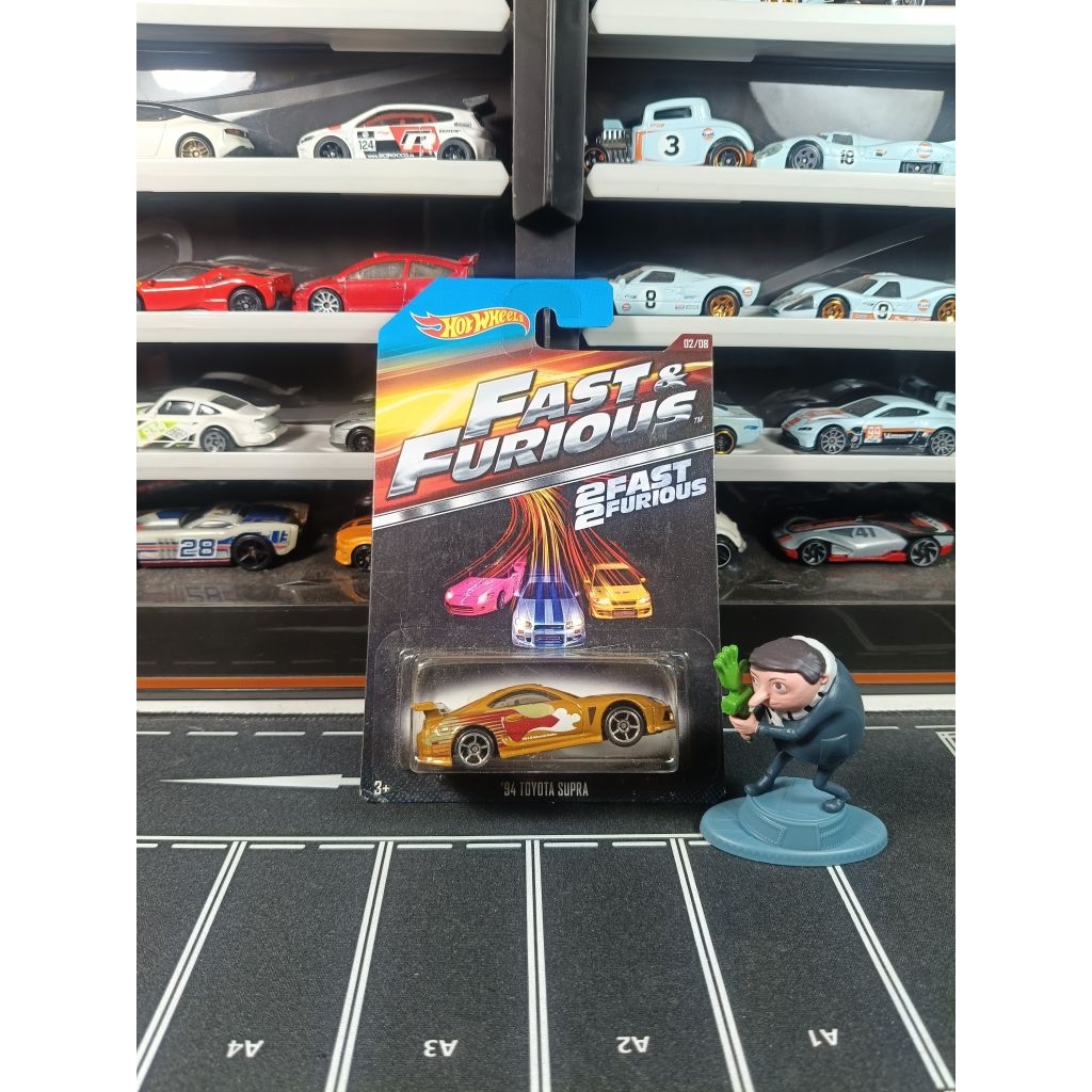 hot wheels fast and furious toyota supra gold