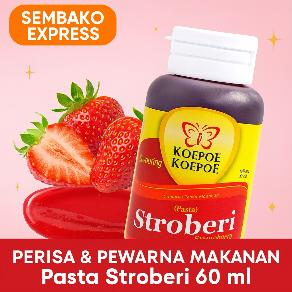 

Koepoe Koepoe Pasta Stroberi 60 ml