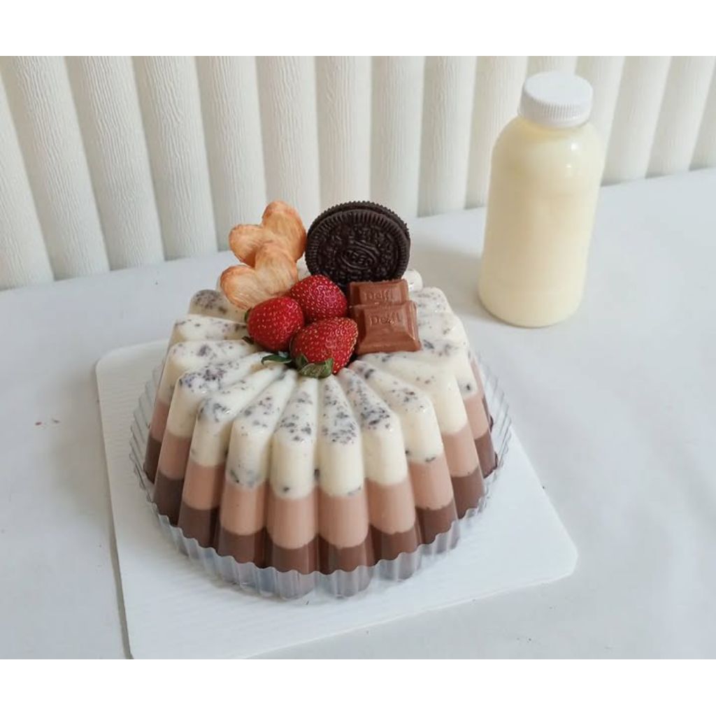 

Puding Tart choco oreo