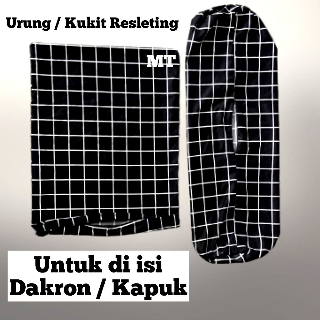 Kulit Bantal Resleting / Kulit Guling Resleting, Urung Bantal Resleting / Urung Guling Resleting, Un