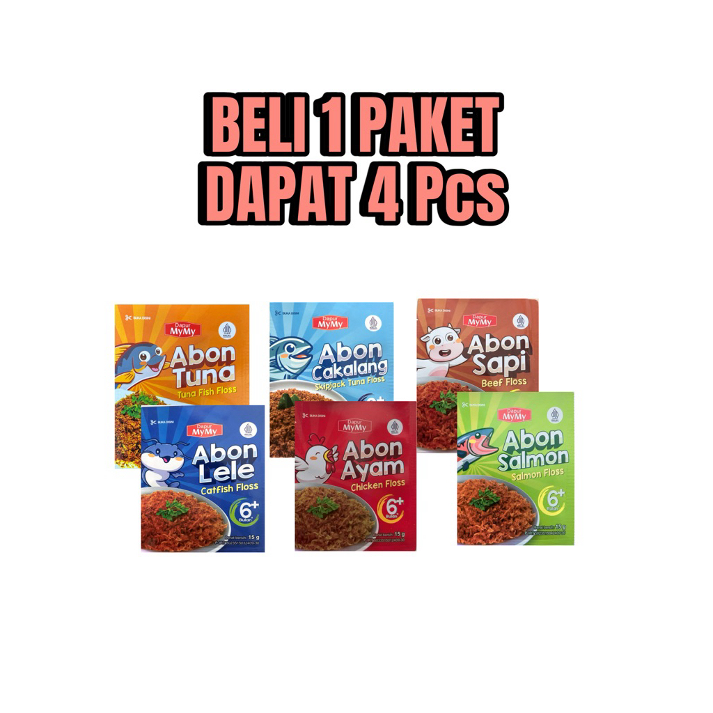 

PROMO Abon MPASI Beli 1 Paket dapat 4 pcs Penambah Nafsu Makan Anak Tanpa MSG