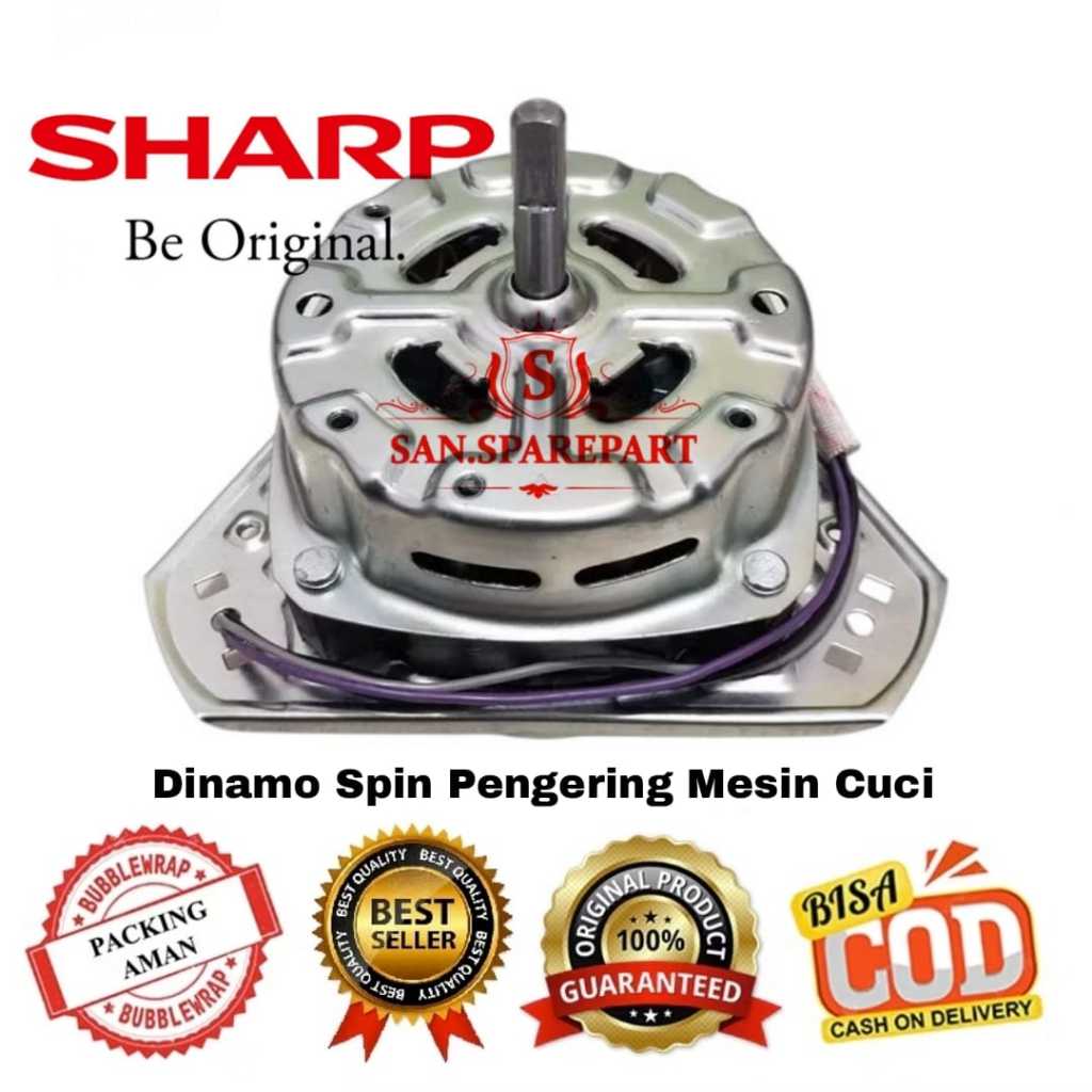 Dinamo Spin/Motor Pengering Mesin Cuci Sharp / Dinamo Pengering Mesin Cuci