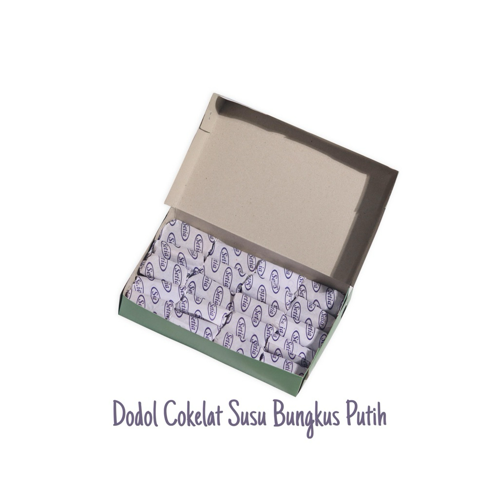 

Dodol Garut Original Cokelat Susu Bungkus Putih Oleh Oleh Khas Garut