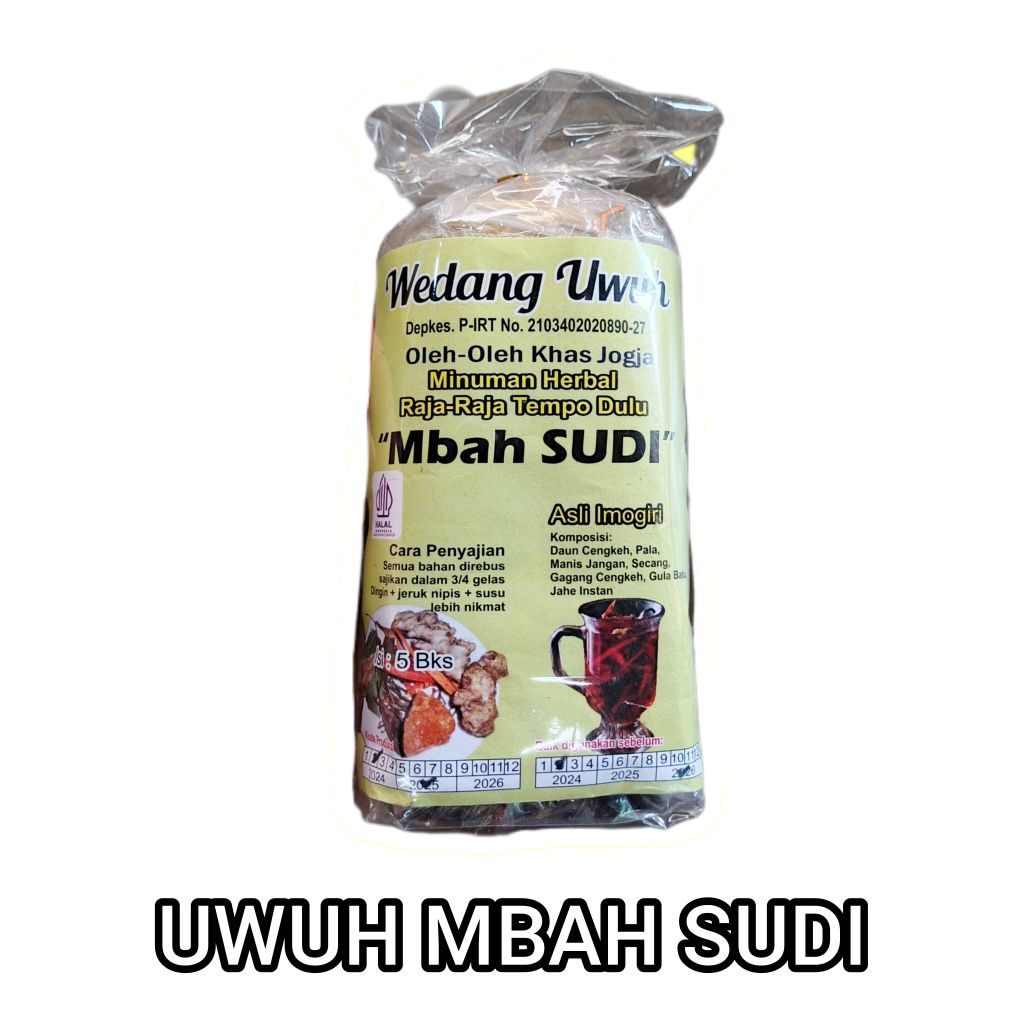 Original wedang uwuh - wedang uwuh Mbah sudi - spesial kualitas - minuman nikmat menyehatkan - minum