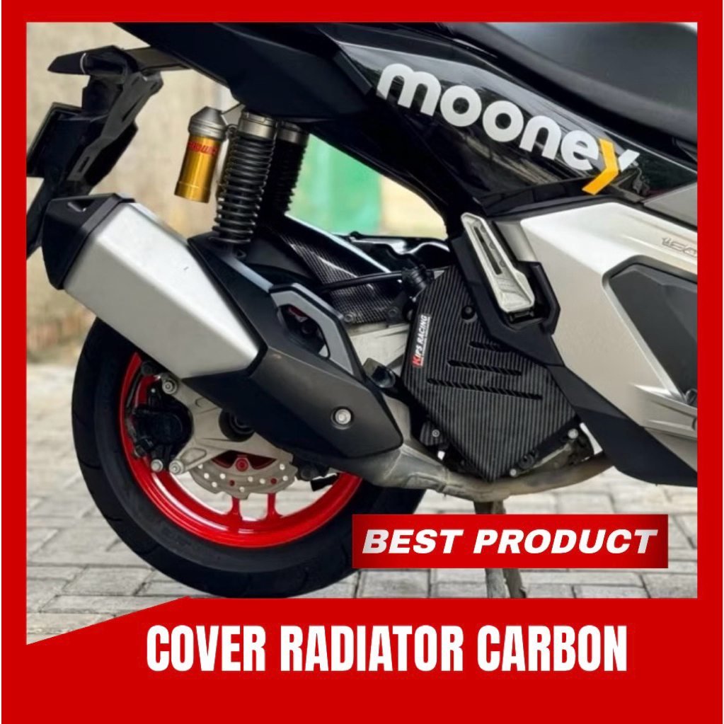 tutup radiator pcx 160 carbon tutup radiator stylo carbon vario 160 carbon adv 160 carbon