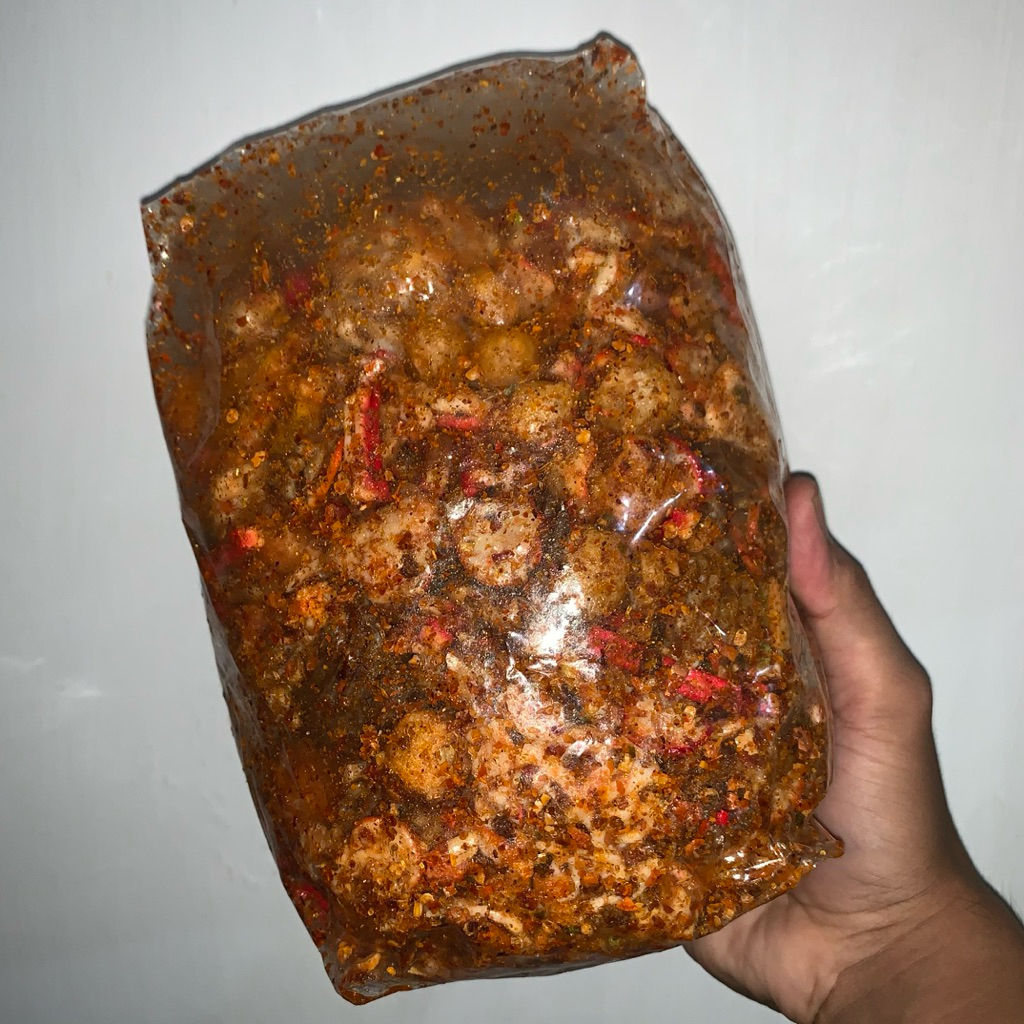 

Seblak Kering Mix Sebring Pedas Daun Jeruk Camilan Pedas Kerupuk Seblak Enak Renyah Seblak Kering Viral 100Gr