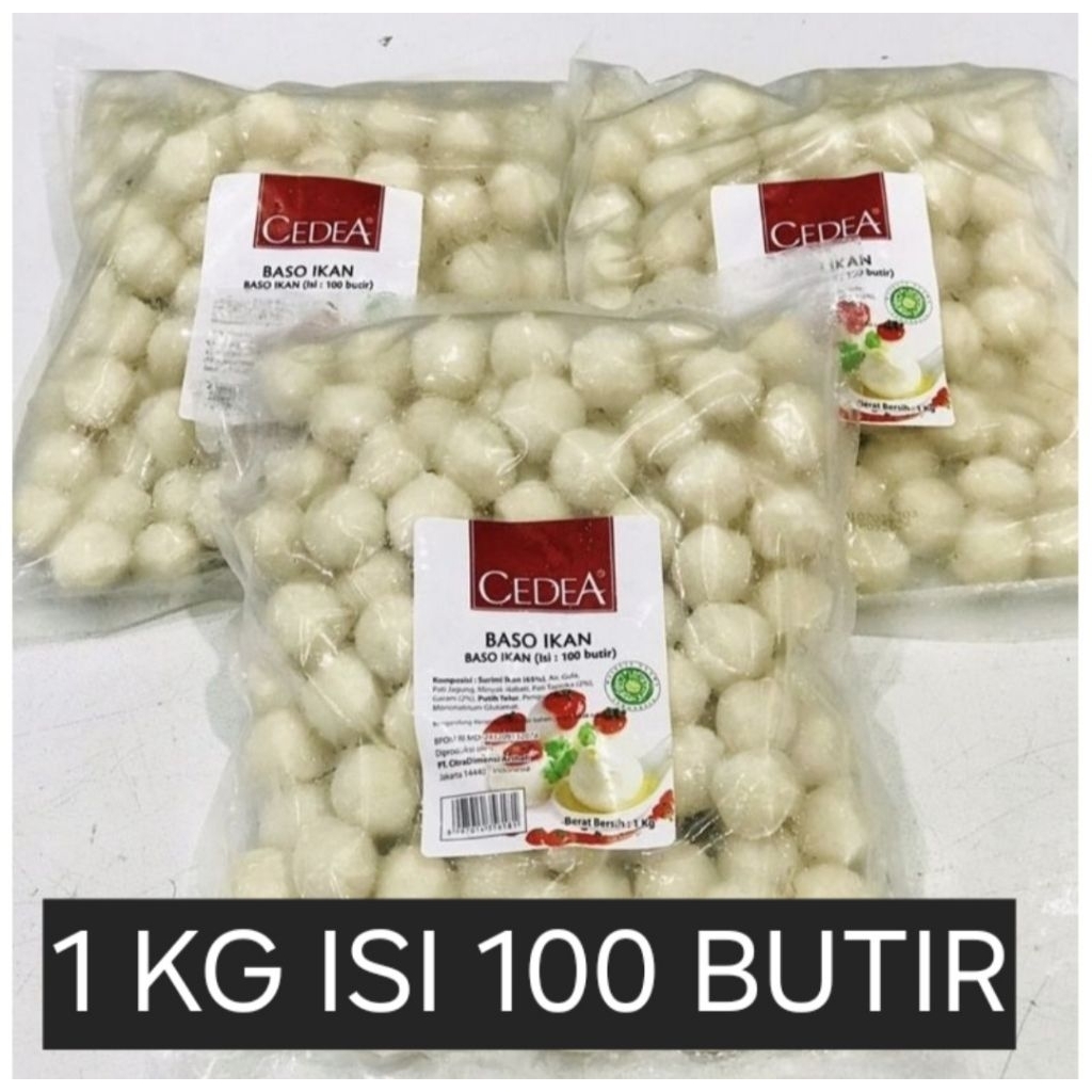 

CEDEA BASO IKAN 1KG ISI 100 BUTIR