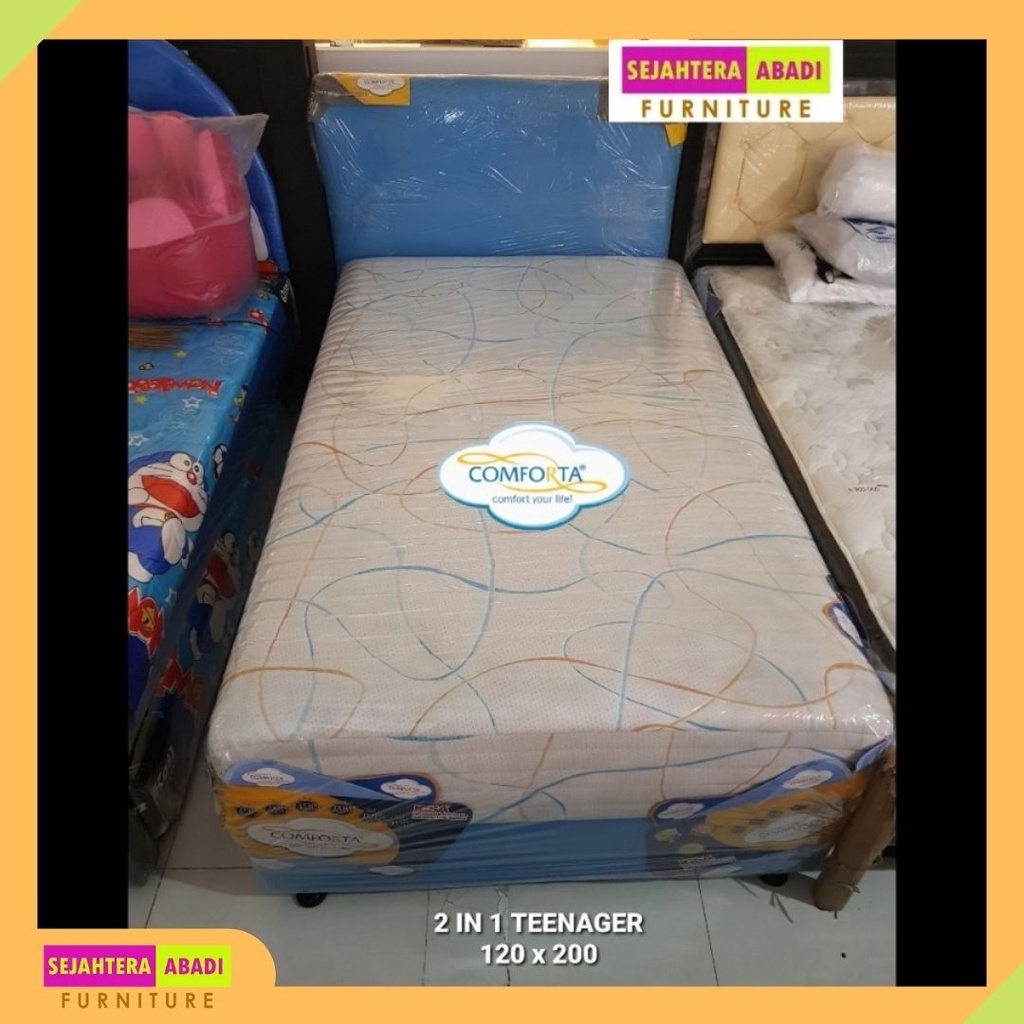 SALE springbed latex 2in1 twin sorong comforta teenager 120x200