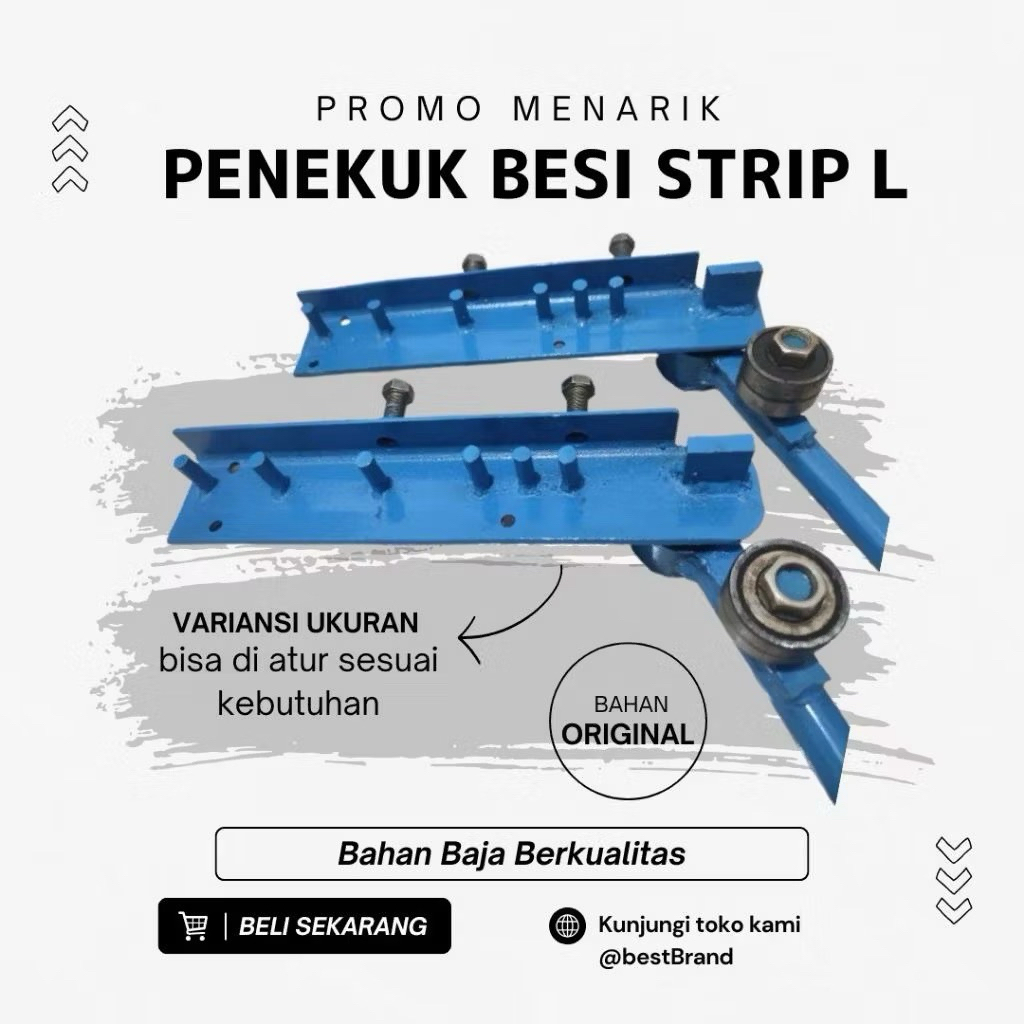ALAT PENEKUK BESI KANAL UNP KOKOH KUAT UKURAN 4MM 6MM 8MM 10MM 12MM