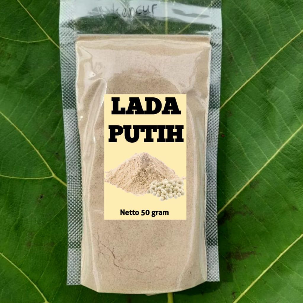 

LADA PUTIH BUBUK 50 GRAM