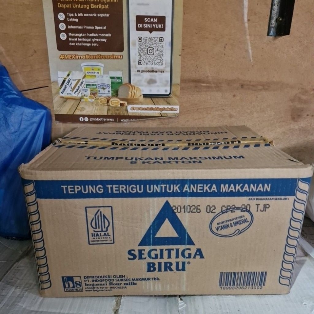 

Tepung Segitiga Biru bening 1ktr