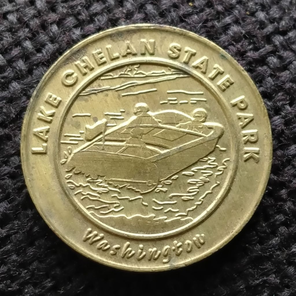 Koin Medal Kuno Amerika Serikat Washington State Parks 2013