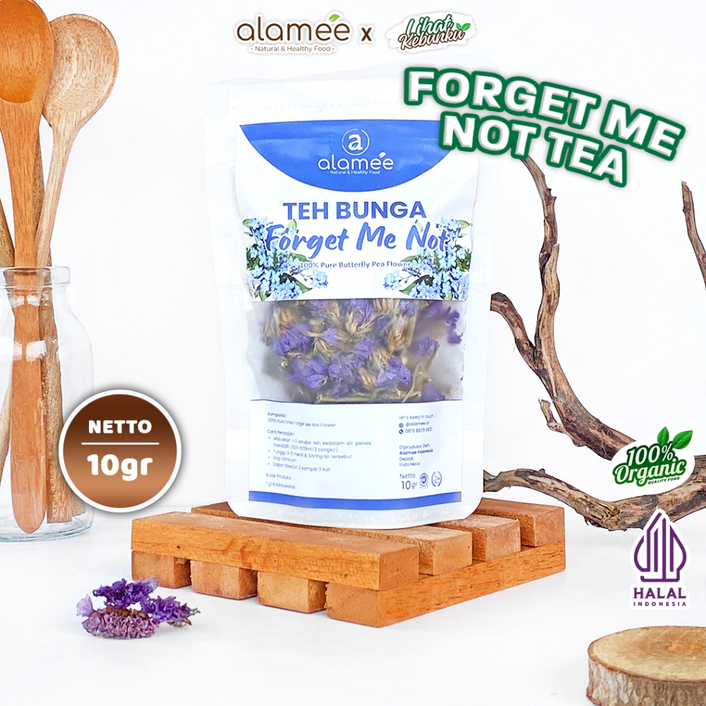 

ALAMEE Teh Bunga Forget Me Not Flower Tea Organik Kering Dried Alami Teh Herbal Asli 10 Gr LIHAT KEBUNKU