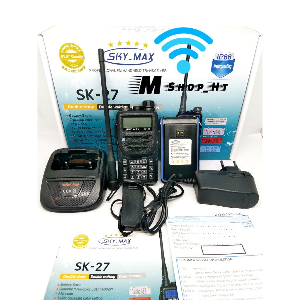 HT sky max SK 27 dual band waterprof original