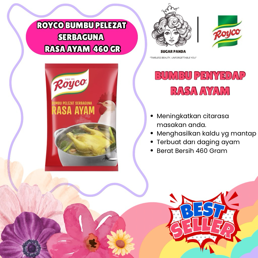 

Royco Bumbu Pelezat Serbaguna Rasa Ayam 460 gram
