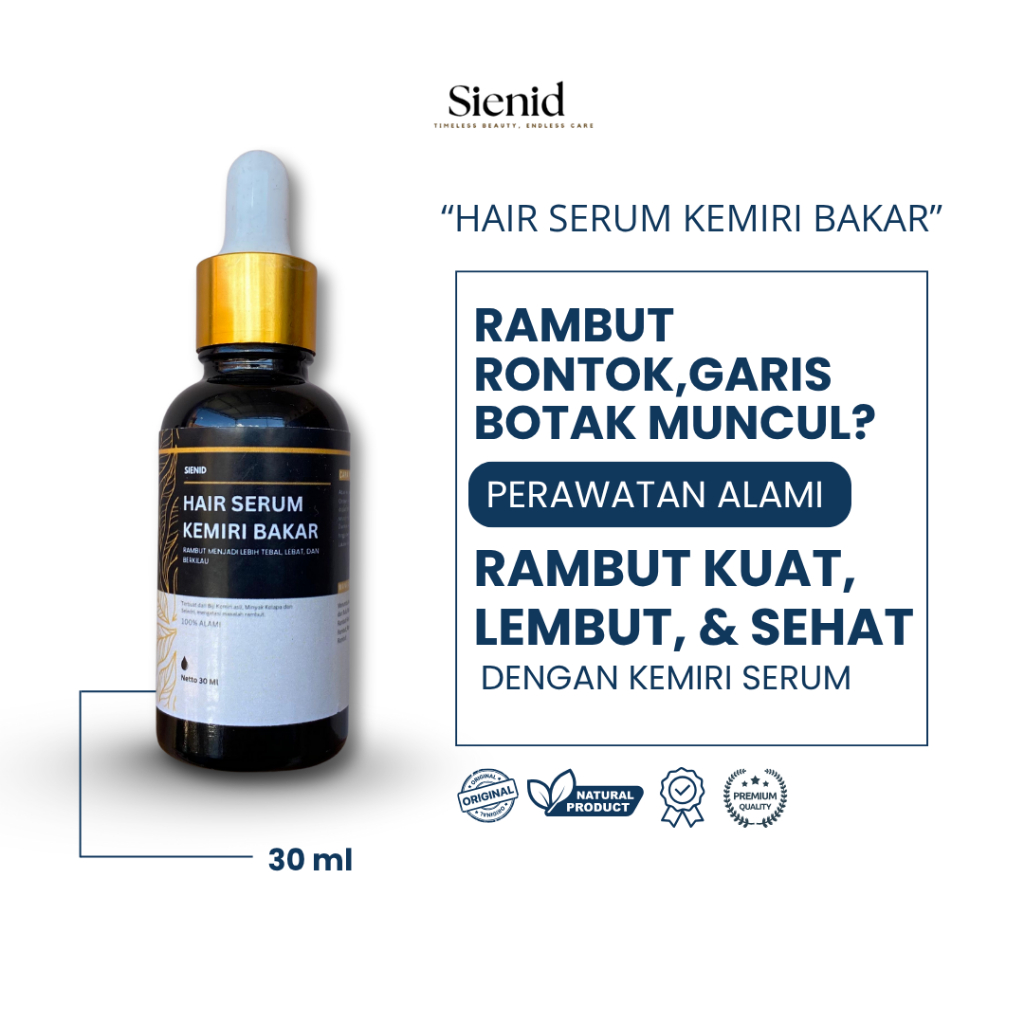 Serum Kemiri Bakar Serum Rambut Serum Penumbuh Rambut Serum Rambut Rontok Hair Serum Penumbuh Rambut