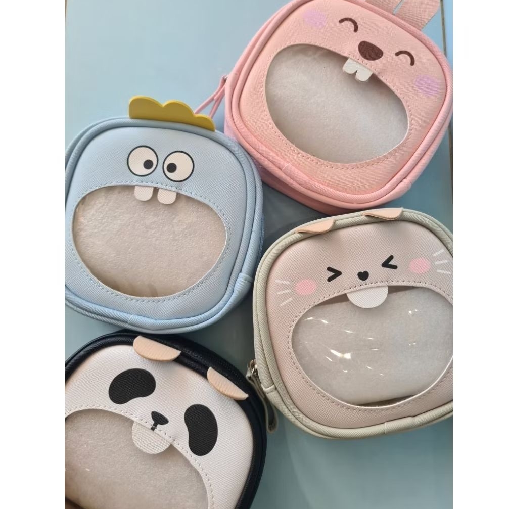 

Pouch Karakter Lucu dengan Jendela Transparan | Tempat Pensil / Kosmetik / Serbaguna