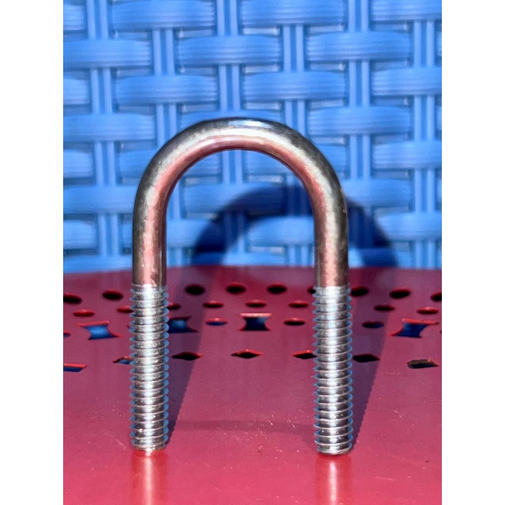 Baut U Bolt Baja Galvanis Kuat Untuk Pipa dan Rangka Besi