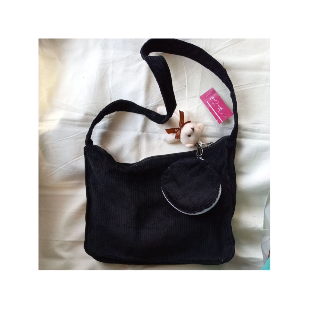 Tas bahu Corduroy sling bag Corduroy