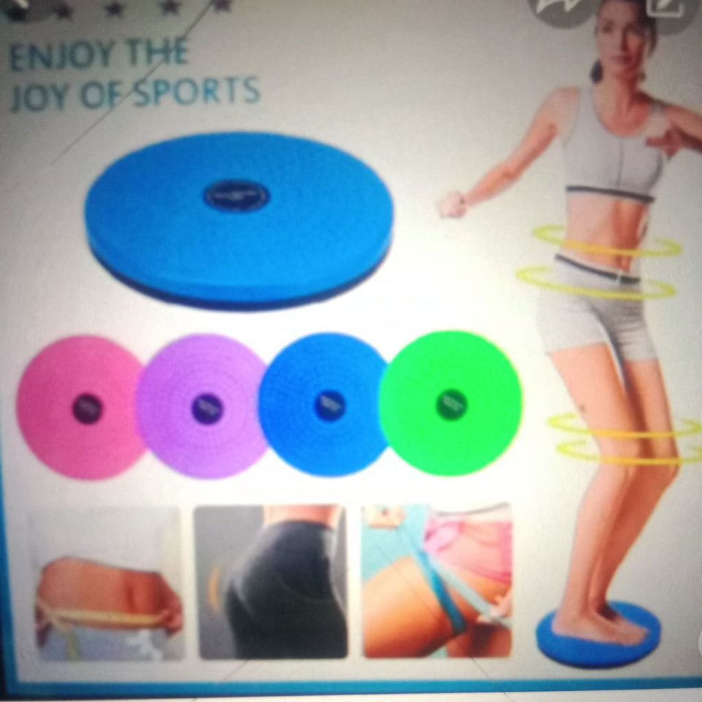 piring senam / alat olahraga putar pelangsing tubuh pengecil perut