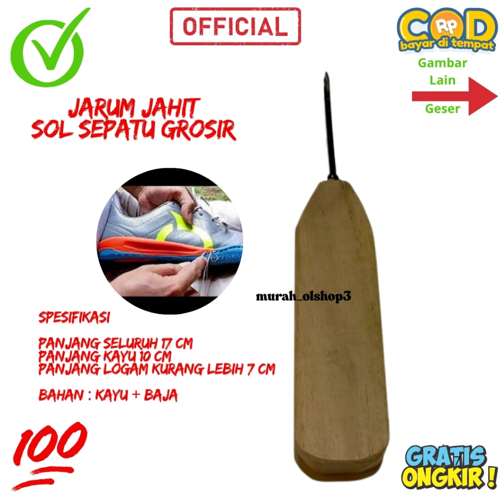 Terlaris Grosir Jarum Sol Sepatu Sandal Jarum G