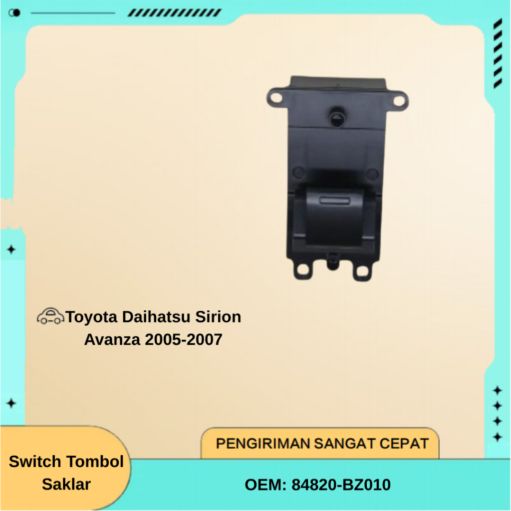 Power Window Master Switch For Toyota Daihatsu Sirion Avanza 2005-2007 84820-BZ010
