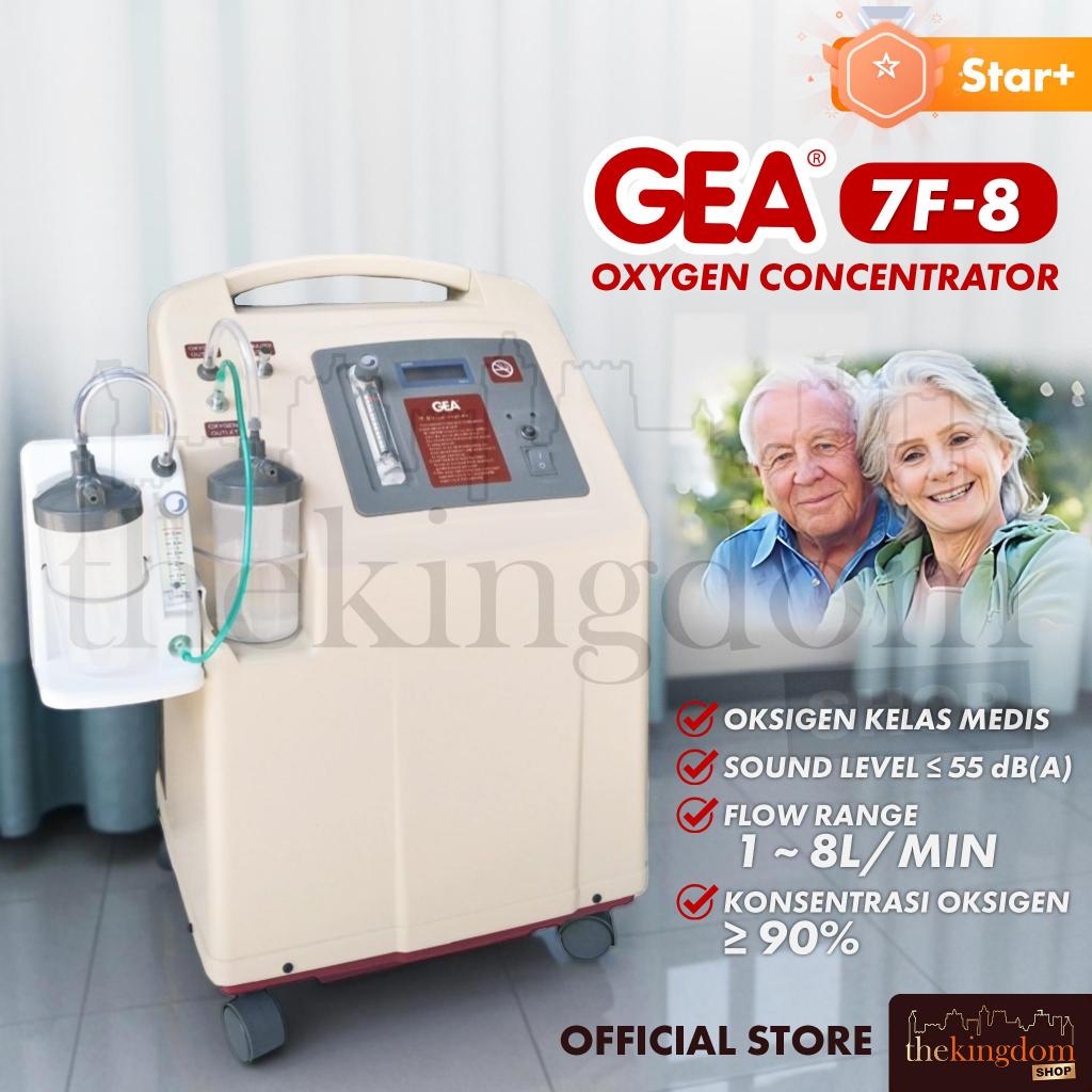 GEA 7F-8 Oxygen Concentrator Alat Bantu Pernapasan Oksigen Konsentrator