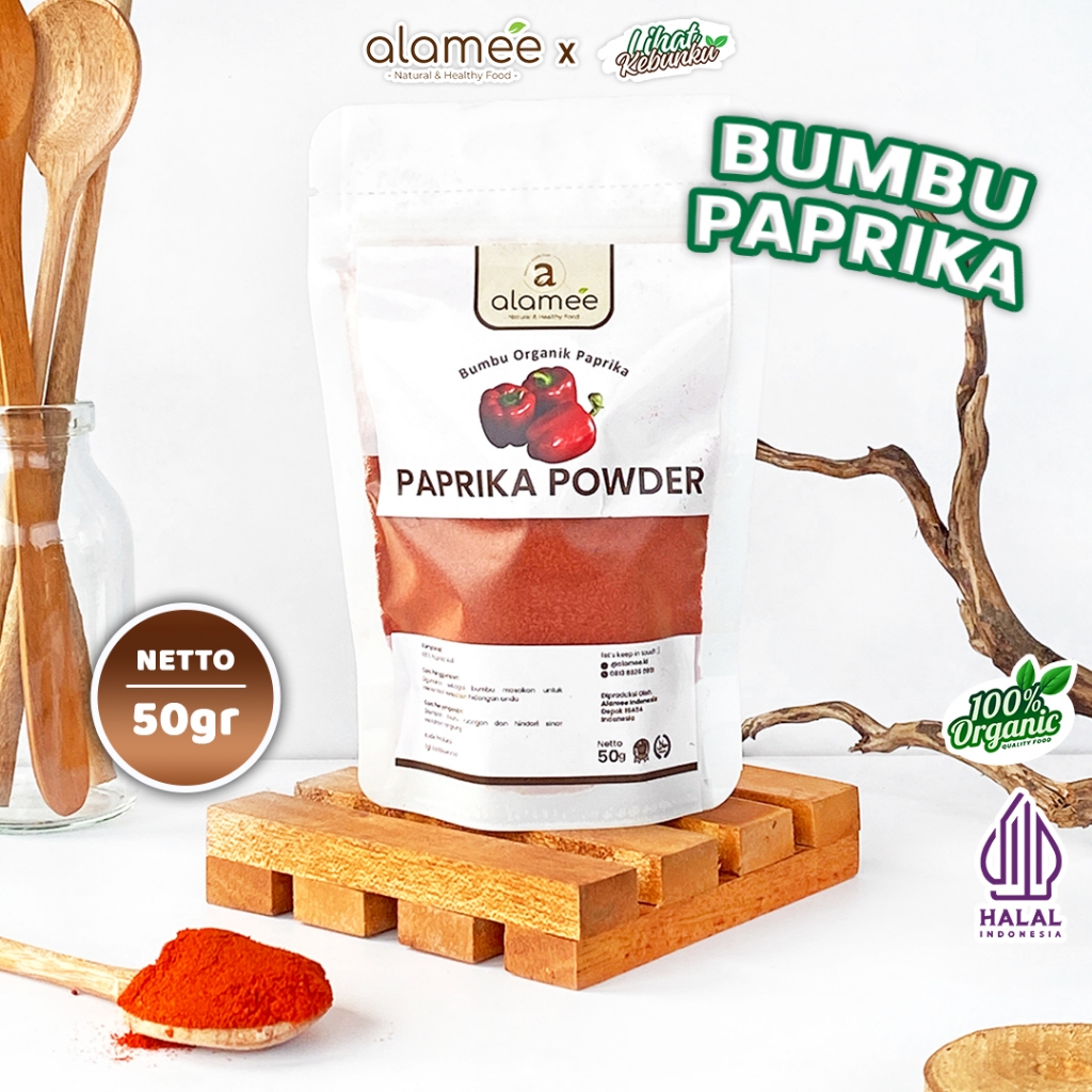 

ALAMEE Bubuk Paprika Powder Ground Bumbu Dapur Instan Murni Asli Tanpa Campuran 50 Gr LIHAT KEBUNKU