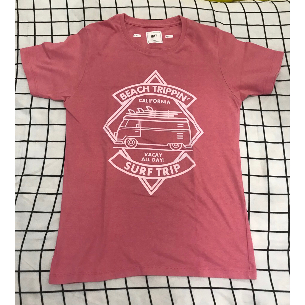 TSHIRT PINK - EET CULTURE - PRELOVED