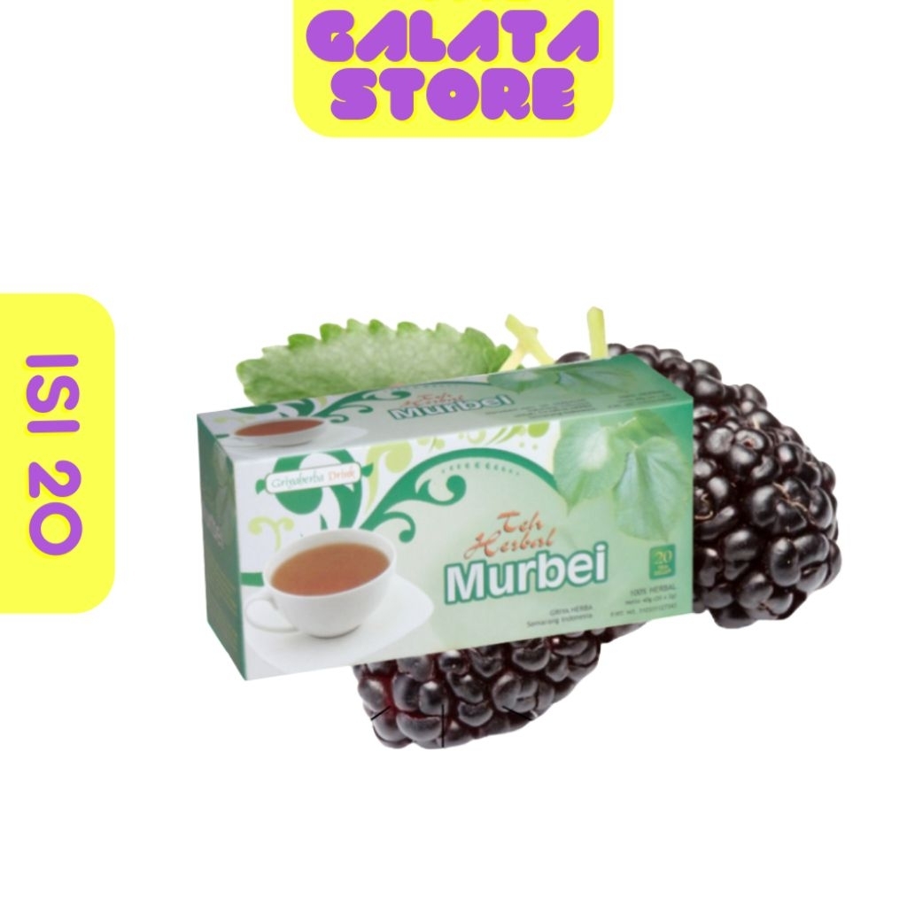 

TEH DAUN MURBEI isi 20 Kantong