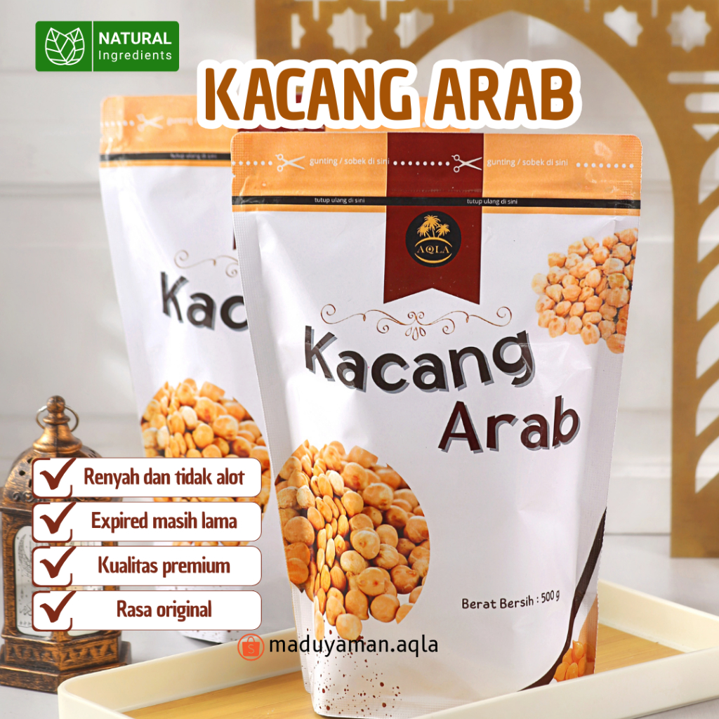

Kacang Arab 500gr Kacang Humus Chickpea Chichpeas Makanan Ringan Cemilan Sehat