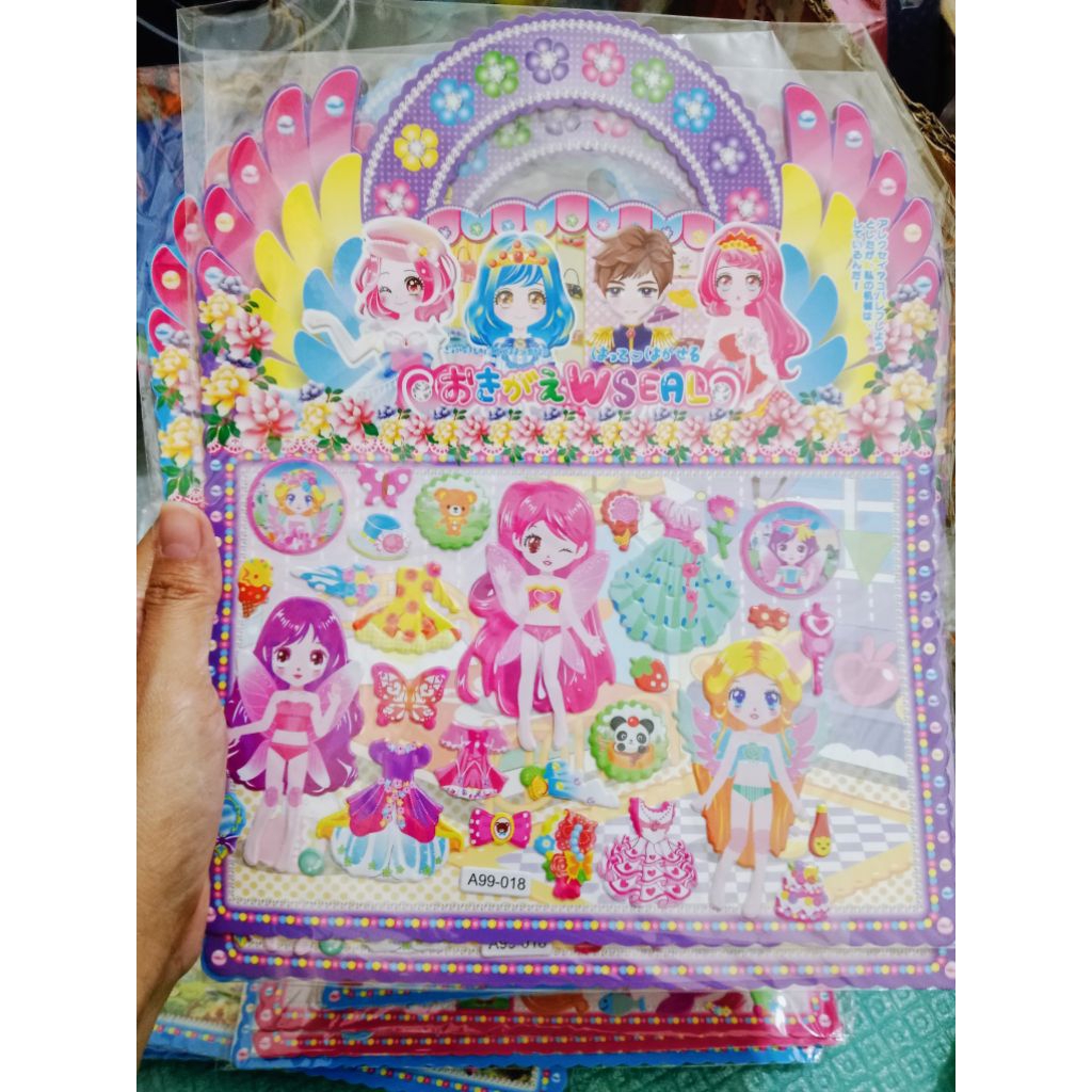 

stiker dress up besar