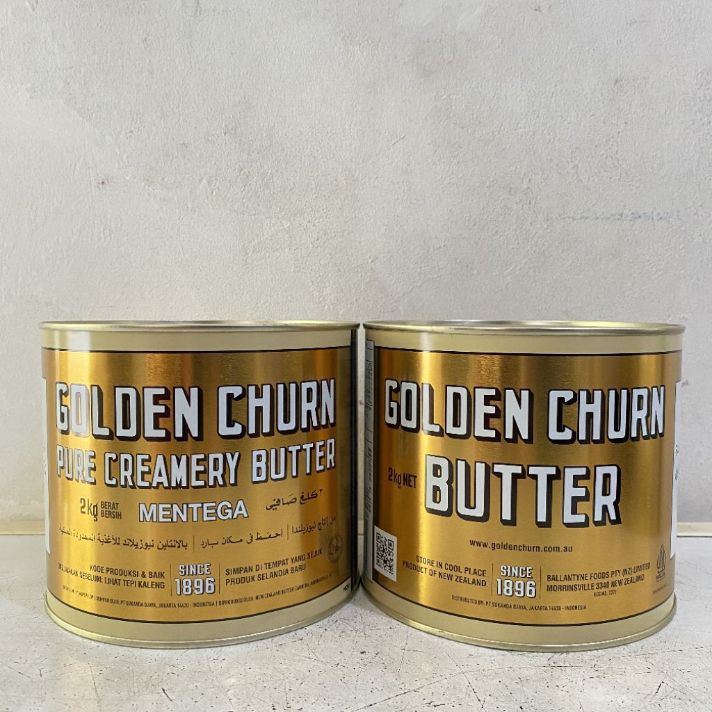 

Golden churn butter kaleng 2 kg | butter golden churn | golden churn pure creamery butter | butter