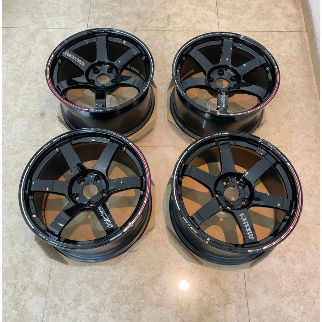 Velg used volkrays TE 37 saga timeattack