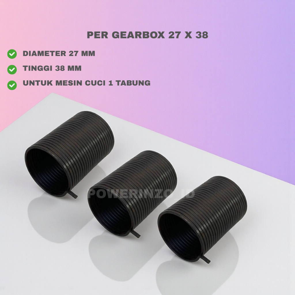 PER GEARBOX MESIN CUCI / PER GEARBOX MESIN CUCI 1 TABUNG/  UKURAN 27x38