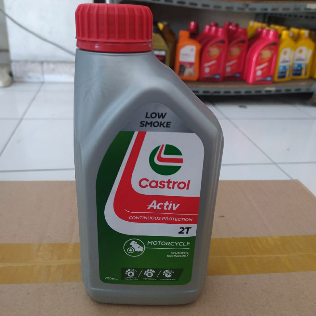OLI CASTROL AKTIF 2T LOW SMOKE DI JAMIN KUALITAS ORIGINAL 100%