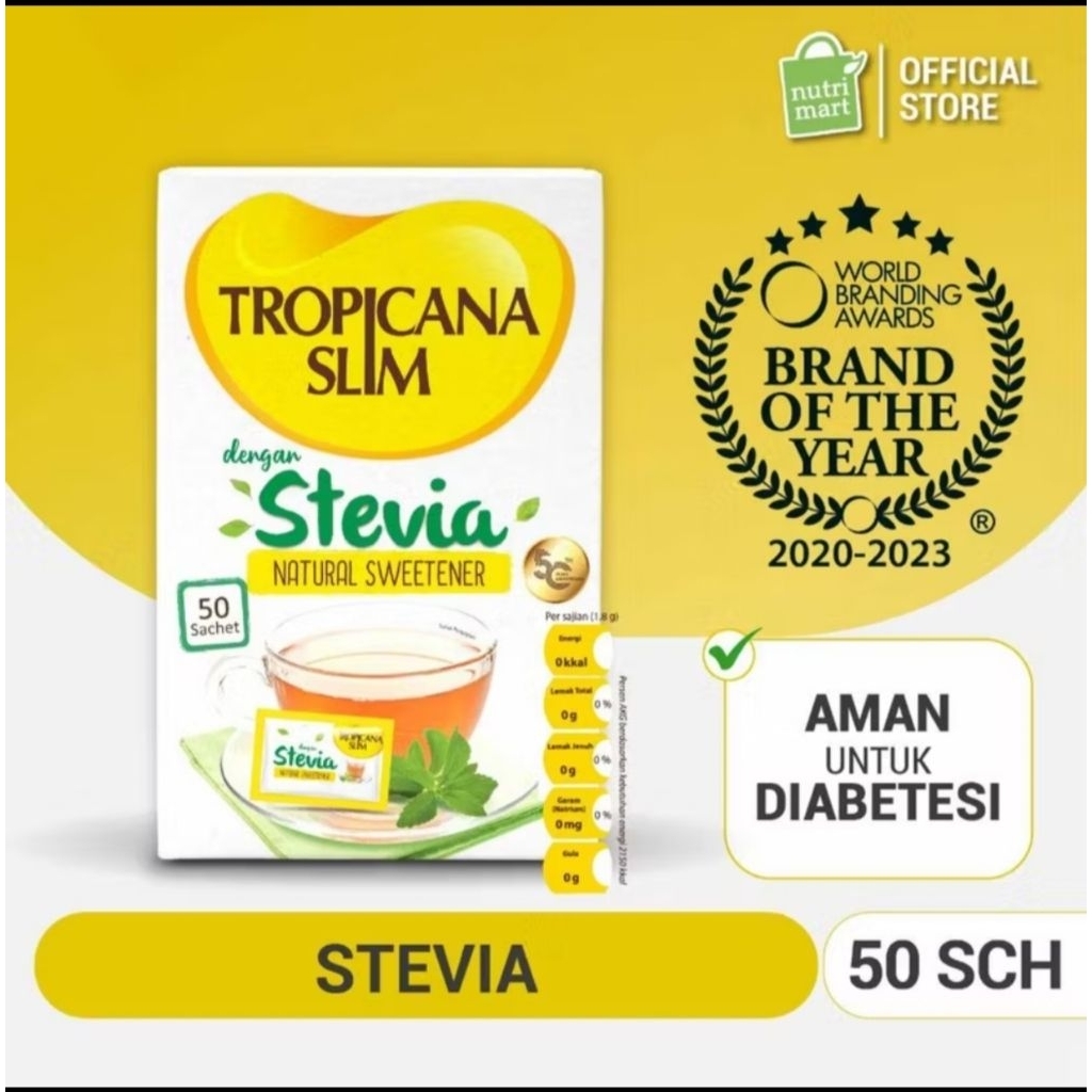 

Tropicana Slim Sweetener Stevia