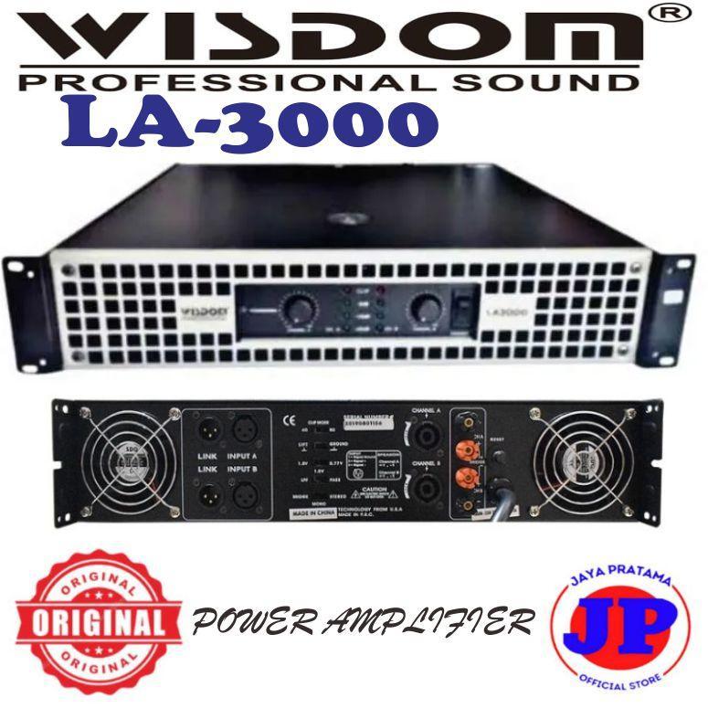 Wisdom LA-3000 Power Amplifier Original LA3000 2-Channel Power Amplifier