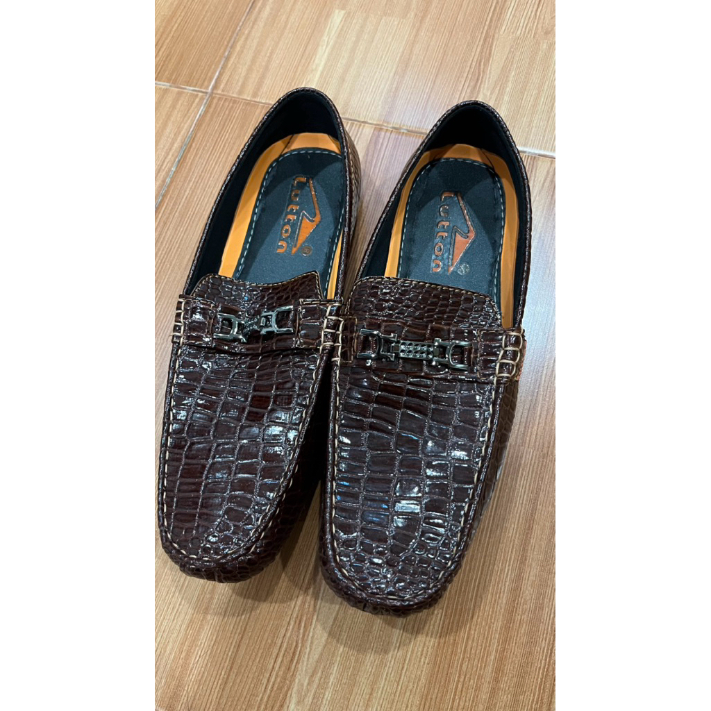 sepatu mocasin aligator-lutton