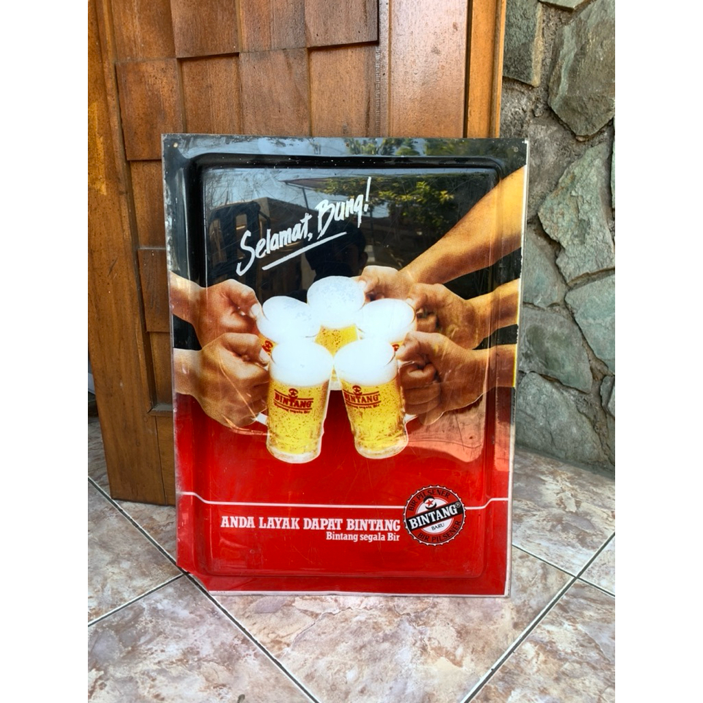 neon box iklan bintang. mulus siap display