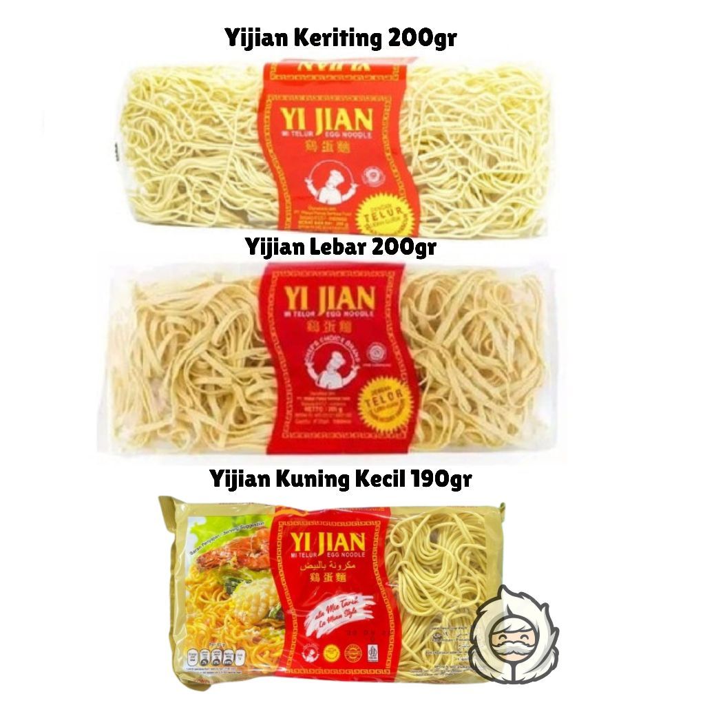 

Yi Jian Mie Telor 200 gr | Yijian Mie Telur | Yijian Kuning 190gr