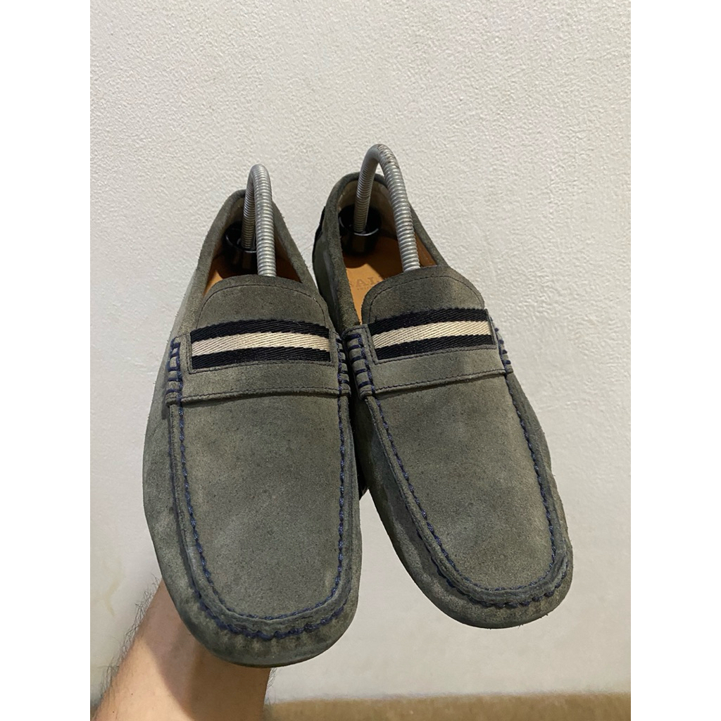 sepatu loafers bally wablers size 40 preloved original