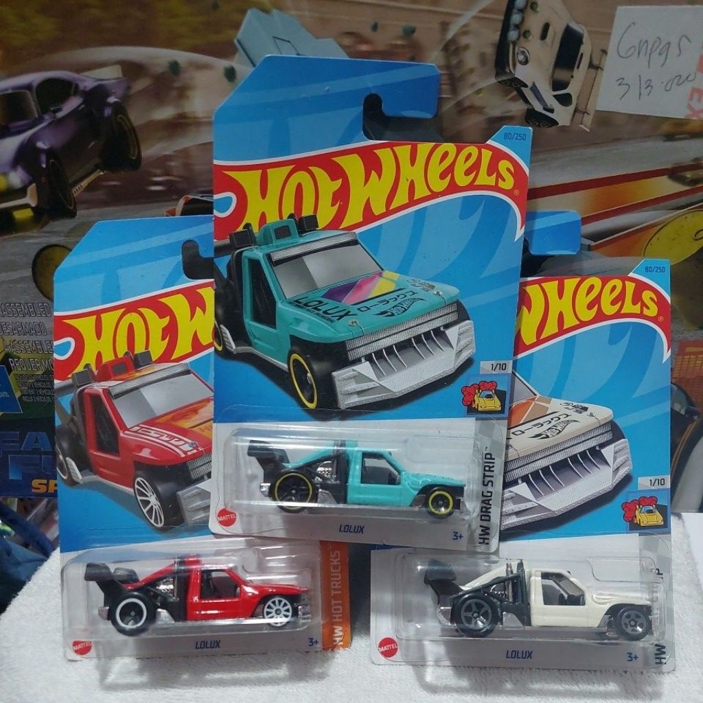 HOT WHEELS ORIGINAL HOT WHEELS LOLUX  PUTIH LOLUX BIRUREADY