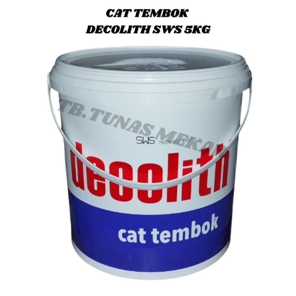 DECOLITH CAT TEMBOK INTERIOR & EKSTERIOR GALON 5KG / Decolith 5kg SWS