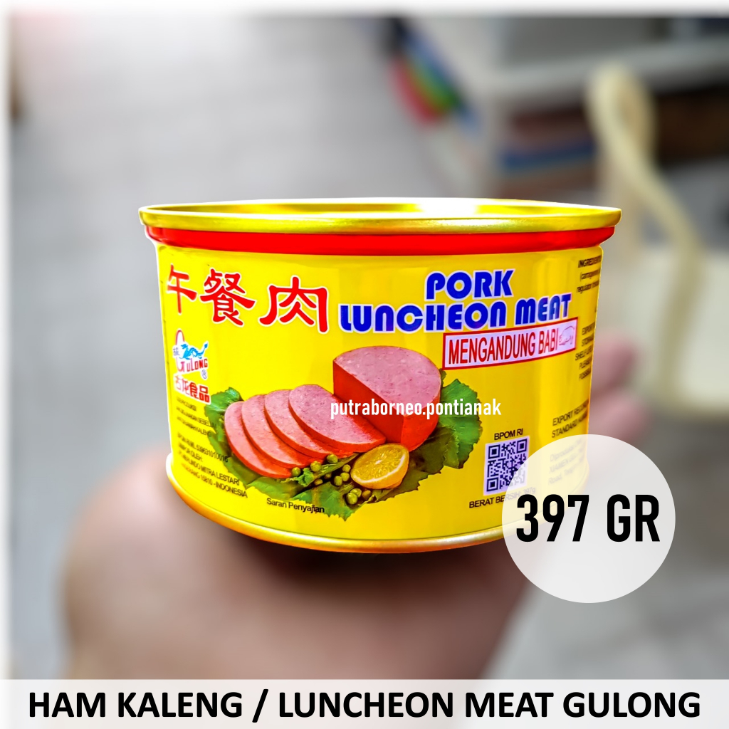 [Nonhalal] Ham Daging Gulong 397gr Luncheon Meat / Ham Daging Babii