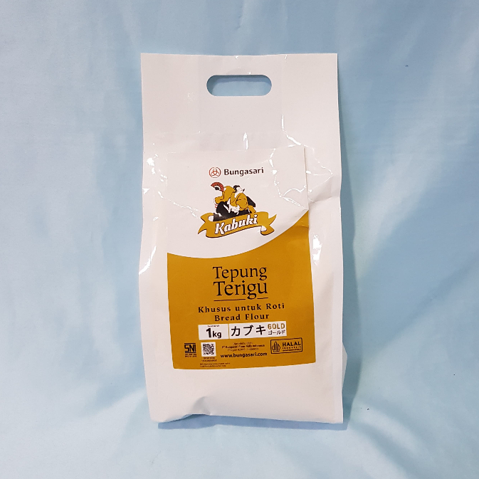 

Bungasari Kabuki Gold Tepung Terigu Protein Tinggi 1kg